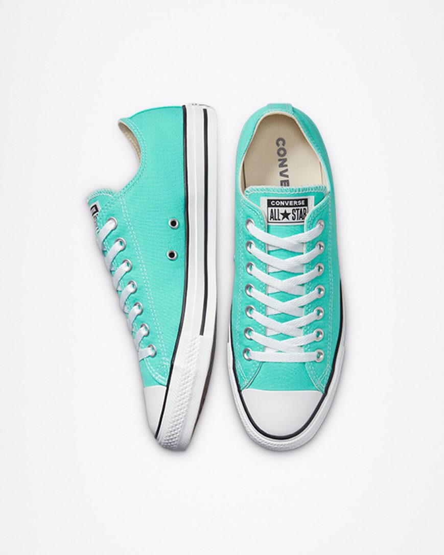 Zapatillas Bajas Converse Chuck Taylor All Star Seasonal Color Mujer Turquesa Claro | PE 4W8LPE